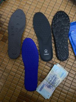 Product Review of Lót Giày lchuẩn  4D cao su non,bản mới 2025 ,đàn hồi  êm ,thoáng FULL SIZE 35-46 thích hợp chạy bộ đi làm tập luyện chơi thể thao,nhảy Aerobics -Miếng Lót Giày Phụ Kiện Sport from D**6 0