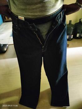 Product Review of CELANA JEANS PANJANG PRIA JUMBO STANDAR REGULLER FIT BIG SIZE 28-46 bandung denim straight  Nyaman Hitam Slim High  Dewasa Cowok Biru jeans  regular  fit regular  jeans Slimfit Navy from A**a 0