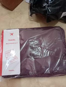 Product Review of PIFACIA Cosmetic Bag POLOS Tas Kosmetik Travel Bag Multifungsi from ا**🤍 0