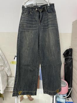 Product Review of (95cm) M24 Quần Jean Nữ  Suông Rông Nấm Trơn QC . Jean ko giãn . Đủ Size S/M/L - Women Pants Voi quan  boong from T** T** N** 0
