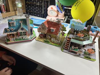 Product Review of Combo 2 mô hình Villa Mái dỏ + TIỆN LỢI 3D bằng xốp PE tự lắp ghép cho bé Bộ Lắp Ráp Toy Tháo Lắp Đồ Chơi from o** b** 0
