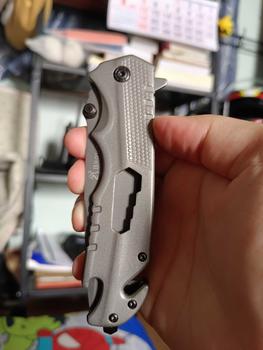 Product Review of [fast shipping] มีดพับพกพา BROWNING มีดปอกผลไม้ มีระบบดีดใบมีด มีที่เปิดขวดน้ำได้ อุปกรณ์ทำอาหารในป่า แคมป์ปื้ง เดินป่า from S**n 1