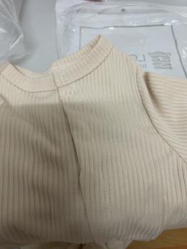 Product Review of [Kèm mũ] Bodysuit dài tay cho bé Đính Gấu, body dài tay cho bé gái bé trai chất Tăm gân mẫu quần áo sơ sinh 0-12M Jumpsuit Kem from g**: 1