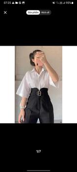 Product Review of Quần tây đen đai cao mã 242 , áo sơ mi đi học from H** 2**7 ** 0
