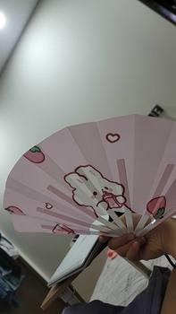 Product Review of Quạt Nhựa Cầm Tay Xếp Gọn Hoạ Tiết Cute, Quạt Xòe Bằng Nhựa Size Lớn - BEYOU from A** đ** a**? 0