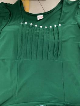 Product Review of - Mẫu Mới  { Quần Ống Ôm } Đồ Bộ Thiết Kế Thun Aty Tơ - Cỗ tròn chấm bi tay lỡ size 12345 from d**t 0
