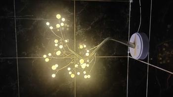 Product Review of Lampu Tidur Model Pohon Ranting Unik Colokan USB / Tenaga Baterai Dekorasi Kamar Kawat Tumblr Led/Led Tree Romantic Night Light Meja Samping Tempat Tidur Hadiah Ulang Tahun Lamp Led Plastik from A**a h**b 1
