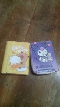Product Review of Combo 2 ví gấp ba gấu dâu ,labubu,capypara đựng tiền đáng yêu from m** 1