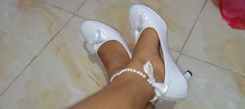 Product Review of heels pesta putih / hills nikah / sepatu psp from c**l 2