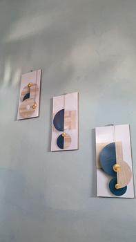 Product Review of SET HIASAN DINDING SET ISI 5 KAYU AESTHETIC PAJANGAN DINDING WALL DECOR (1 SET ISI 5) Dipasang di Dinding Satu Sisi DEKORASI DINDING ESTETIK ART Gantungan Paku from W**i 0