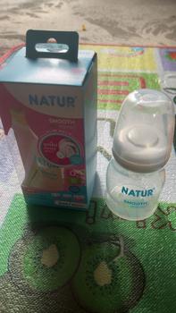 Product Review of ์์์ีขวดนม Natur เนเจอร์ ขวดนมขนาด 2/4/8 ออน รุ่น Smooth biomimic  ราคาสุดคุ้มมีปลายทาง from A**7 1