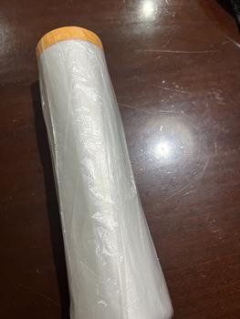 Product Review of Plastik Pelindung Debu Renovasi / Covering Film Masking Tape / Plastik Debu / Cover Plastik / Plastik Pelindung Debu / Plastik Serbaguna Penutup Furniture from R**3 0