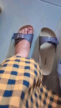 Product Review of sandal nevada wanita sendal slop wanita terbaru Kasual sandalpuyuhfladeo from w**e 1