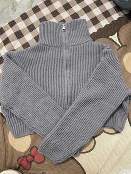 Product Review of [XẢ KHO] Áo khoác cardigan len trơn croptop cổ cao khóa kéo form rộng [KC4483] Nữ Kem Women from M** ** 0