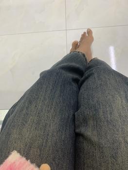 Product Review of (95cm) M24 Quần Jean Nữ  Suông Rông Nấm Trơn QC . Jean ko giãn . Đủ Size S/M/L - Women Pants Voi quan  boong from H** N**n 1