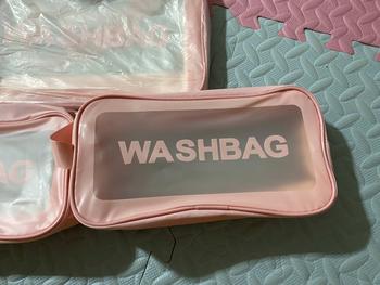 Product Review of กระเป๋าเครื่องสําอาง pvc โปร่งใส กระเป๋าแต่งหน้า Wash Bag โปร่งใส พกพาสะดวก มีสีและข้อกำหนดต่างๆ ให้เลือก 551 from N**t S**e 3