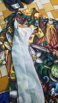 Product Review of Áo sơ mi TOPGU họa tiết ALOHA vải lụa thoáng mát. Nam Menswear Cổ V from B**T 0