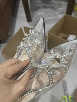 Product Review of V200 :9CM /7CM : CAO GÓT MŨI NHỌN ĐÍNH ĐÁ FULL VIỀN SANG CHẢNH QUYẾN RŨ HOTTREND 2024 from K** N**3 0