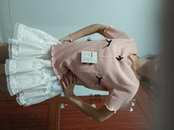 Product Review of Áo thun nữ baby tee đính nơ sang chảnh hottrend 2024 new best seller vải thun tăm co dãn bốn chiều dày dặn. Top from C**m 0
