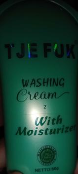 Product Review of TJE FUK Washing Cream with Moisturizer 60 Gr (Hijau)  - Facial Wash Sabun Cuci Muka Membersihkan Kotoran di Wajah Untuk Kamu Yang Berjerawat dan Kulit Kering Mencerahkan Cair from H**4 0