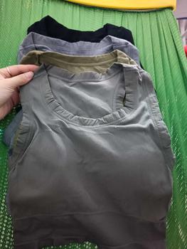 Product Review of Áo Ba lỗ Nữ Áo Croptop Cotton Mềm Mịn Kèm Mút Đệm Ngực Dáng Ngắn Siêu Hot Hàng QC Loại 1 Màu Đen, 5 Màu Kem Đệm Lót Women Thun áo croptop cóáotrong from C**ỷ 0