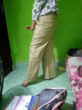 Product Review of celana kulot rok panjang bawahan wanita import premium melar pinggang karet tebal lembut Nyaman Casual  Dewasa from M**E C**N 0