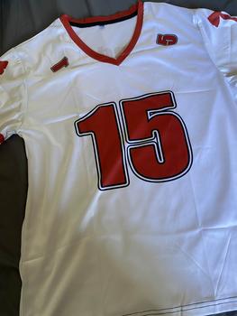 Product Review of MERAH Jersey COQUEETE RIBBON KOREA Red Free Name And Back Number from S**y 0