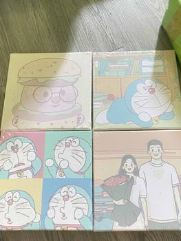 Product Review of Tranh tô màu theo số hoạt hình Doreamon kích cỡ 20x20cm đã căng sẵn khung, Mua 1 tranh Tặng 1 kệ để tranh, 1 màu bóng, màu tô, cọ vẽ, móc treo tranh, mua 3 tranh tặng 1 tranh, tặng 4 kệ gỗ, 4 màu bóng from Y** E**🌈 0