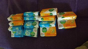 Product Review of promo dettol 60 gram 14pcs sabun mandi murmer Soap Hand from E**a 0