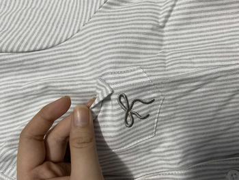 Product Review of Áo SƠ MI CHIẾT EO Buộc Nơ Có Túi Ngực Dành Cho Nữ Phong Cách Hàn Quốc - CE01 from T**️ 2
