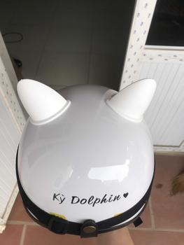 Product Review of Mũ bảo hiểm kính phi công kèm tai mèo 2 màu - Hàng Chính hãng SRT cao cấp, tặng Sticker cute dán mũ from K** D**🐬 1