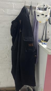 Product Review of Quần Jean thêu chữ BKK ống rộng Unisex nam nữ đều mặc được, quần bò dáng baggy phối túi to siêu chất 2 màu xám, xanh Menswear Ong from H**g B**h 1** 0