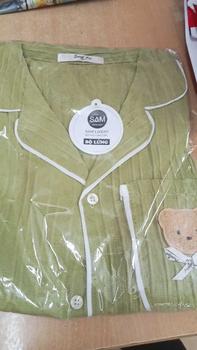 Product Review of Bộ Ngủ nữ GẤU TAY NGẮN QUẦN LỬNG (lẻ 1 bộ) chất đũi xốp mùa hè from L** C**y 0