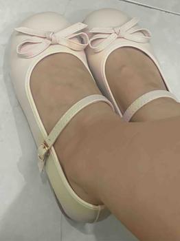 Product Review of Giày Nữ Đế Cao Mũi Tròn 3p Da Mềm Buộc Nơ Điểm Nhấn Gót 3-5cm - Shoes from R**y v** n**n b**g T** N**p 1