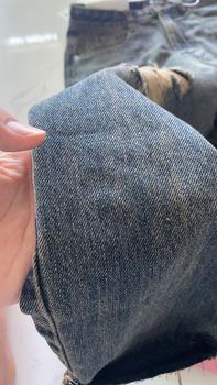 Product Review of YURI JEANS - (Vải QCCao Cấp) Quần Jeans Baggy Màu Dơ Bụi Rách Gối Chất Mền Mịn Dài94cm Nữ Pants from N** N**n 0