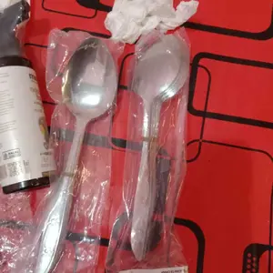 SENDOK STAINLESS STEEL 12 PCS | Anti Karat | Sendok Makan Harian Premium