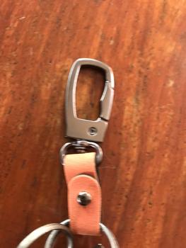 Product Review of Handmade Leather Keyring DIY Car Keychain High Quality Charms Keychain Accessories Car key Chain Men's Waist Padlock Key Ring from R**u 1