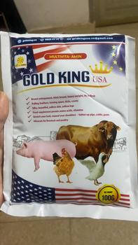 Product Review of Gold King USA. Combo 5 Gói Gold King USA loại 100g Giúp Tăng Trọng Lớn, Nhanh Cho Gà, Vịt, Lợn, Trâu, Bò, Dê, Cừu... from U**g 0