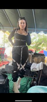 Product Review of AXEL knit crop top wanita lengan panjang Atasan Knitwear Stretch from N** v**e ** 0