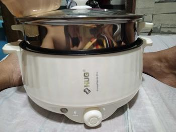 Product Review of HUG Multifunctional Nonstick Hotpot Electric Cooker with Steamer | HP26 from L**x 1