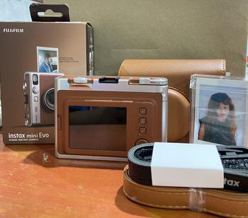 Product Review of BRANDNEW Instax Mini Evo Hybrid Camera with Freebies Card Instant In An Instax by Alpha'sEmporium from G**n 0