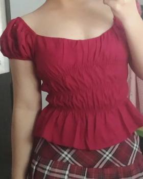Product Review of ￼ÁO LINEN NHÚN TẦNG 3 màu: đen, đỏ, ghi be from N**N 0