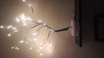 Product Review of Lampu Tidur Model Pohon Ranting Unik Colokan USB / Tenaga Baterai Dekorasi Kamar Kawat Tumblr Led/Led Tree Romantic Night Light Meja Samping Tempat Tidur Hadiah Ulang Tahun Lamp Led Plastik from i**o 0