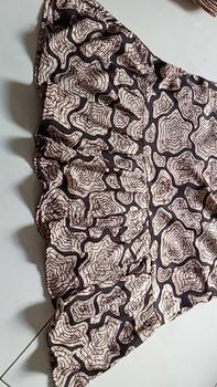 Product Review of GAMIS RENDA SULTAN ori BLINK MOTIF MONOCHROME Rempel Bunga Cantik Rayon Panjang from M**n 1