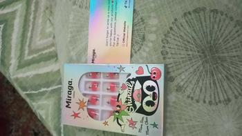 Product Review of 24pcs False Nails Art Artificial Nails with Jelly Glue Press On Nails Set for Engagement COD L300-399 from D**e 2