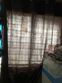 Product Review of 1pc 7feet Plain Fabric Curtain with 8 Steal Rings 215*140CM for Window door room colorful decoration from S**e N** 0