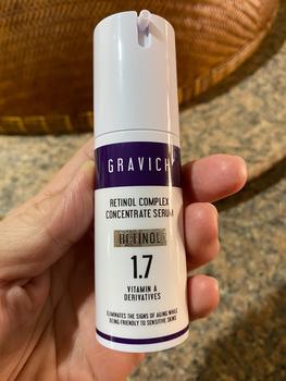 Product Review of Gravich Retinol Complex Concentrate Serum 30 ml 1.7% คุ้มค่าสำหรับผิวแพ้ง่าย Skincare สกินแคร์ ความชุ่มชื้น ไม่มีแอลกอฮอล์ เซรั่มและเอสเซนส์ ผิวหน้า ใบหน้า รูขุมขน เรตินอล บำรุง from P** L**m 0