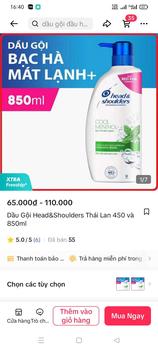 Product Review of Dầu Gội Head&Shoulders Thái Lan 450 và 850ml from M**n c**e 0