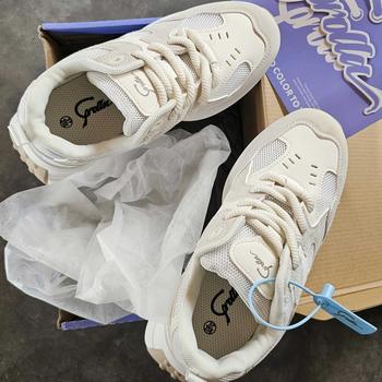 Product Review of Corolla Giày Thể Thao Sneaker Nữ  Fashion Phong Cách Hàn Quốc Dế Cao 4.5CM Chống Trượt Dộ Co Giãn Cao Kháng Khuẩn Thoáng KhíGiày Giày Lười Dồ Hot Trend Shoes【Nên mua kích cỡ lớn hơn 】 from n**b 2