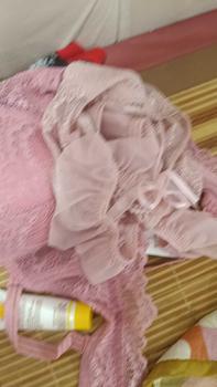 Product Review of C12 - Chọn Lùi 1 Size Áo Lót Ren Dây Cách Điệu Đệm Mỏng 0,5cm, Set Ren Áo Kèm Quần 5 Màu Cho CE Nữ Women Top Bra Kem from K** x**k 0
